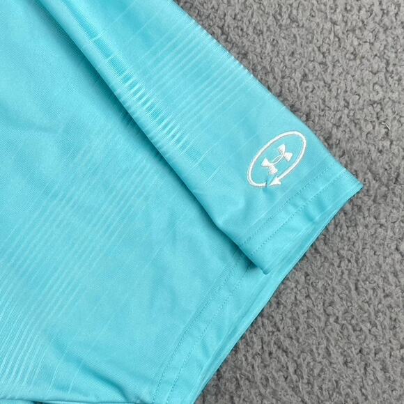 Under Armour Loose Catalyst Heatgear Golf Polo Shirt Men's 2XL Blue Causal - Picture 5 of 10